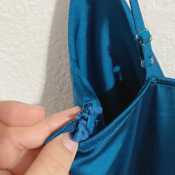 Nasty Gal Cowl Us Later Satin Mini Dress - Picture 8 of 11